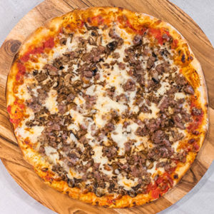 Italian Sausage & Mushroom Pizza