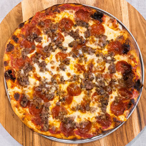 Italian Sausage & Pepperoni Pizza