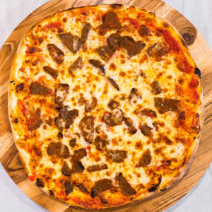 Meatball Pizza